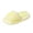 Yellow, variant on Ombre Faux Fur Slippers, Women's Vibrant Ombre Faux Fur Slippers Colorful Fluffy Open Toe Slide Sandals Cozy Fleece Plush Indoor Sliders Lightweight Non Slip House Mules, Yellow 5.5