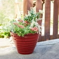 thumbnail image 3 of Southern Patio HDR-064763 Beehive Design Planter, Red, 15.9 inch, 3 of 5