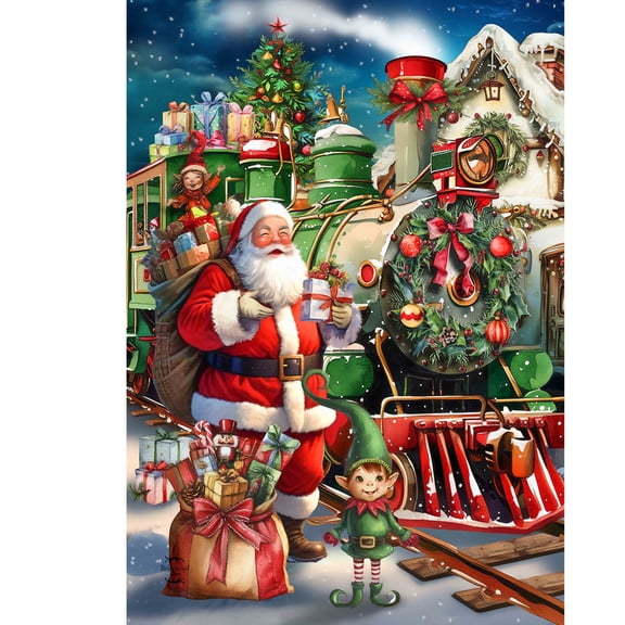 Briarwood Lane Christmas Garden Flag 12x18 For Outdoor Holiday Express For Christmas Garden Flag Flags For Outside