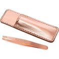 thumbnail image 1 of Pince à Épiler Rose Doré Mini à Inclinaison avec Étui - Pinces à Sourcils pour Femmes et Hommes, 1 of 8