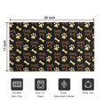 thumbnail image 5 of Happy Dog and Footprints Door Rugs,Washable Non Slip Door Mats Indoor,Decorative Door Mats,Entry Mat Indoor for Entrance,Bedroom,Kitchen,Bathroom,17"x30", 5 of 6