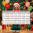 thumbnail image 2 of Dweltoz Toddler Baby Girl Christmas Outfit 2 Piece Ruffle Long Sleeve Christmas Tree Crewneck Sweatshirt Top Green Velvet Bell Bottom Flare Pants Kids Holiday Party Wear 0-6Years, 2 of 6