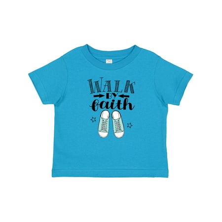 

Inktastic Walk by Faith Quote Gift Baby Boy or Baby Girl T-Shirt