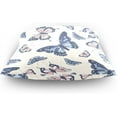 thumbnail image 4 of GZHJMY Vintage Butterfly Pillow Cover 16 x 16 Inch, Soft Decorative Cushion Case Square Throw Pillow Cover for Sofa Living Room Couch Home Decor, 4 of 7