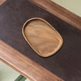 thumbnail image 5 of Round Natural Wood Tea Serving Platter with Storage - All-in-One Tray for Beverages, Cups, Parties, Easy Clean Dry Brew Home Decor, 5 of 6