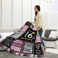thumbnail image 3 of LHSHID Sweet 16th Birthday Gifts for Girls 16 Year Old Blanket for Girls Sweet Sixteen Gift Ideas Ideas for Girl 16th Birthday Decorations Blanket 50"x60", 3 of 6