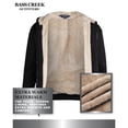 thumbnail image 3 of Bass Creek Outfitters Mens Work Hoodie Sherpa Fleece Lined Heavy Duty Zip Up Work Sweatshirt for Men, 3 of 7