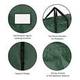 thumbnail image 3 of Elf Stor Set of 2 Christmas Tree Storage Bags for Trees and Garland (Green), 3 of 5