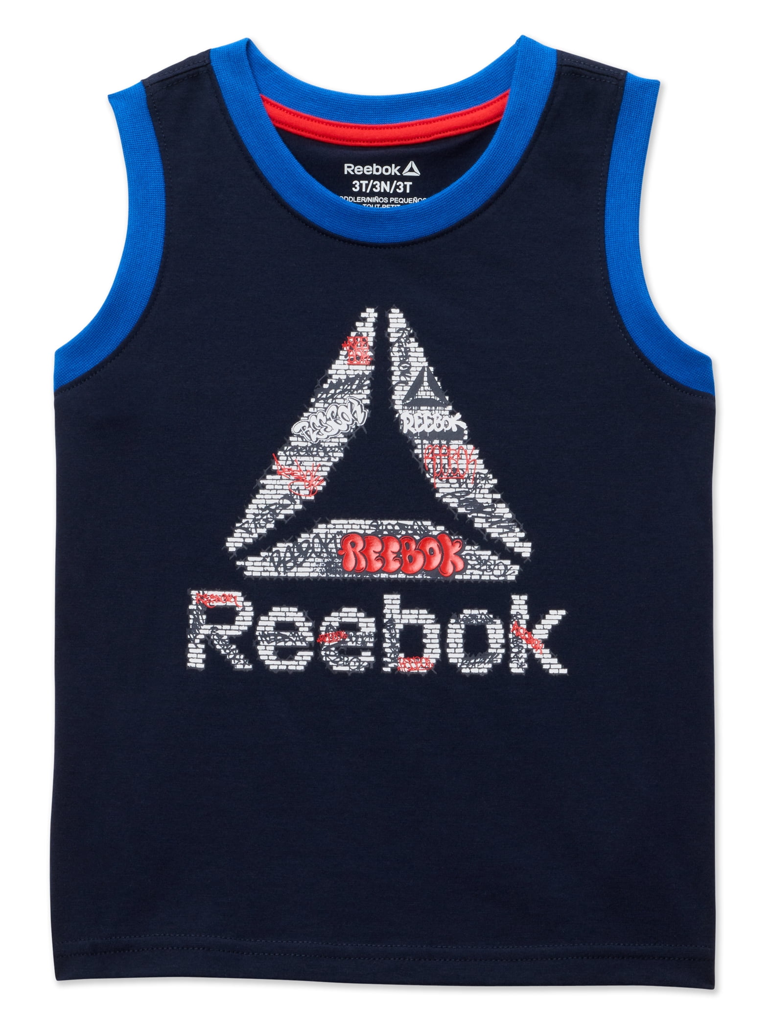Reebok Baby and Toddler Boy T-Shirt, Tank Top, and Shorts Outfit Set, 3-Piece, Sizes 12M-5T