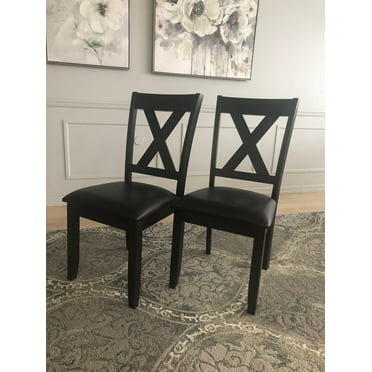 Pair of Solid Wood Dining Chairs