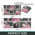 thumbnail image 7 of Pioneer Flower Floral Print Pattern Kitchen Rugs Sets Of 2,Anti Fatigue Kitchen Mat Rugs Non Slip Washable,Decorative Kitchen Floor Mats for Kitchen,Sink,Laundry,17"x30"+17"x47", 7 of 7