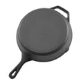 thumbnail image 4 of VEVOR Cast Iron Skillet, 4-Piece Frying Pan Set (6, 8, 10, 12 in), Skillets with Heat-Resistant Silicone Handle, Pre-Seasoned Chef's Pan, Kitchen Cookware, for Oven, Gas, Electrical, Induction, Black, 4 of 9