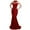 Red, variant on IROINNID Reduced Wedding Guest Dresses for Women Homecoming Party Elegant Sexy Sleeveless Sling Strap Pure Color Long Dress Trendy Formal Dress,Black