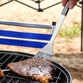 thumbnail image 5 of Juego de herramientas para barbacoa de 3 piezas, herramienta para barbacoa de acero inoxidable, espátula, pinzas, tenedor, juego de parrilla profesional, 5 of 5