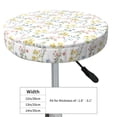 thumbnail image 4 of Haiem Floral Cushion Round Bar Chair Seat Cover Bar Chair Cushion Covers Elastic Washable Bar Chair Cover,Protects from Scratches and Stains-12 inch, 4 of 7