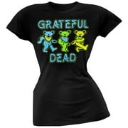 Angle View: Grateful Dead Women's Juniors Neon Bears Short Sleeve T Shirt