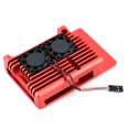 thumbnail image 1 of Funda protectora con doble ventilador de refrigeración carcasa protectora para Raspberry Pi 4 Modelo B, 1 of 7