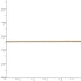 thumbnail image 5 of 14K Rose Gold bracelet Box chain 24 in 0.9 mm .9mm Link, 5 of 5