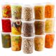 thumbnail image 1 of Contenedores de comida AOZITA, 20 juegos de charcutería de plástico de 950 ml con tapas, 1 of 7