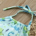 thumbnail image 6 of Baby Girl Romper 24 Months Girls Cotton Linen Overalls Short Adjustable Straps Pockets Kids Loose Cool Romper Beach Holiday Outfits Casual, 6 of 8