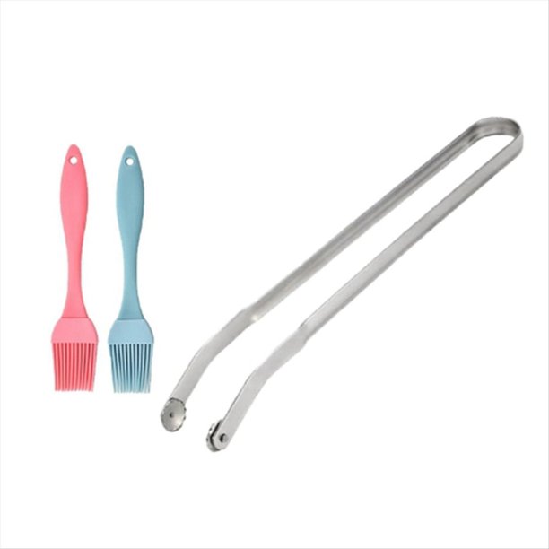 1 Pinzas para Girar Salchichas, Pinzas para Cocinar en Cocina, Pinzas para Barbacoa para Asar, Pinzas para Parrilla de Salchichas para Barbacoa, Pinzas de Cocina con Manejar