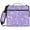 Lavender Glitter Stars Pattern, variant on Zipper Binder with Shoulder Strap 2 inch 3 Ring Waterproof File Folder Organizer Bag 500 Sheet Ice Cream Pattern