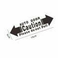 thumbnail image 3 of SPRING Automatic Door Hint Caution Please Do Not Pull Decal Car Sticker Waterproof Black, 3 of 8