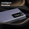 thumbnail image 2 of for Samsung Galaxy Z Fold 6 Case Smart Clear View, Slim Design Wallet Leather Anti-Scratch Shockproof Phone Case, Card Holder Pocket Cover For Samsung Galaxy Z Fold 6 Smart View,Purple, 2 of 7