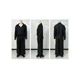 thumbnail image 3 of Women's Vintage Two Piece Set - Loose Fit Long Sleeve Button Down Shirt & High Waisted Wide Leg Pants Casual Lounge Outfit, 3 of 4