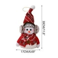 thumbnail image 5 of CuiLiyq Christmas Snowman Doll Toy, Decorations Plush Doll Tabletop Ornaments Party Supplies, for Home Bathroom Kitchen Christmas Decorations Lovely Plush Ornaments Party Supplies, 5 of 9