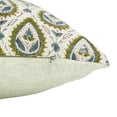 thumbnail image 3 of Block prints, 20"X20", Lightweight & Soft Viscose Linen Pillow Covers By Fabdivine, Pan Patti, 3 of 9