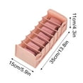 thumbnail image 4 of Wovilon Underwear Storage Box With Compartments Socks Bra Underpants Folding Drawer Type Underwear Storage Box, 4 of 5