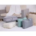 thumbnail image 5 of REGALWOVEN 1 Pack Foldable Clothes Storage, Storage Bags, Moving Bags for Organizing Bedroom, Clothing, Storage Containers with Handles Gray 15.5*12*7in, 5 of 7