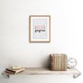 thumbnail image 2 of Dusty Rose Hello Gorgeous Framed Wall Art Print, 2 of 5