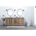 thumbnail image 2 of Elegant Lighting VF19472DNT Blake 72" Free Standing Double Basin Vanity Set - Wood, 2 of 4