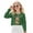 Green and Brown - Christmas Tree, variant on DISNIMO Christmas Tree Print Girls Crop Tops Long Sleeve Pullover Sweatshirt Soft Casual Kids Cropped Sweatshirt Fashion Crew Neck Pullover Tops