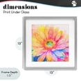 thumbnail image 4 of Stupell Industries Bohemian Bloomtopia Shimmer Blossom Gray Framed Print Under Glass, 13 x 13, by Vibelicious, 4 of 8