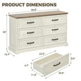 thumbnail image 6 of Lusimo C Table Modern Industrial Metal and Particleboard C Shaped End Table, Rustic Brown, 6 of 12