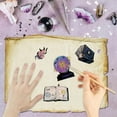 thumbnail image 5 of Grimoire Clear Stamps Candle Crystal Ball Magic Scepter Book Divination Reusable Retro Transparent Silicone Stamp Seals, 5 of 9