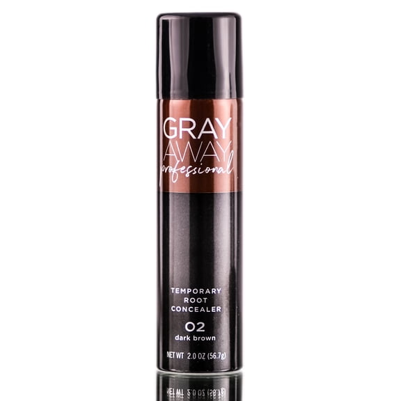 Gray Away Professional Temporary Root Concealer - 02 Dark Brown / 2 oz