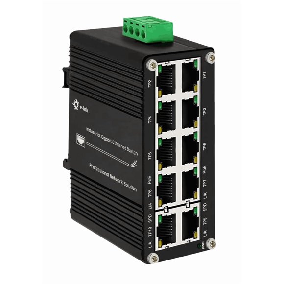 Conmutador Ethernet industrial Steloproad Mini de 8 puertos 10/100/1000T