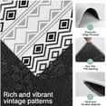 thumbnail image 3 of Boho Black and White Geometric Ethnic Pattern Kitchen Rugs Sets Of 3,Kitchen Runner Rugs Non Skid Washable,Decorative Kitchen Floor Mats for Kitchen,Sink,Laundry,17"x30"+ 17"x47" + 17"x59", 3 of 6