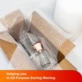 thumbnail image 4 of AZ 2 Rolls Bubble Cushioning Wrap Roll 30 ft x 12" Small Bubbles 3/16" with Fragile Stickers, 4 of 5