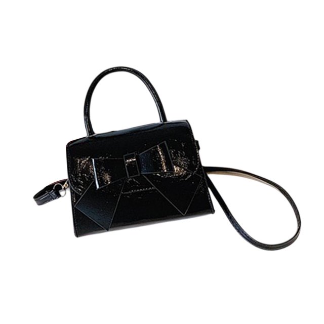 Bolso de hombro de moda elegante bolso pequeño para mujeres para viajes de cumpleaños al aire libre Negro
