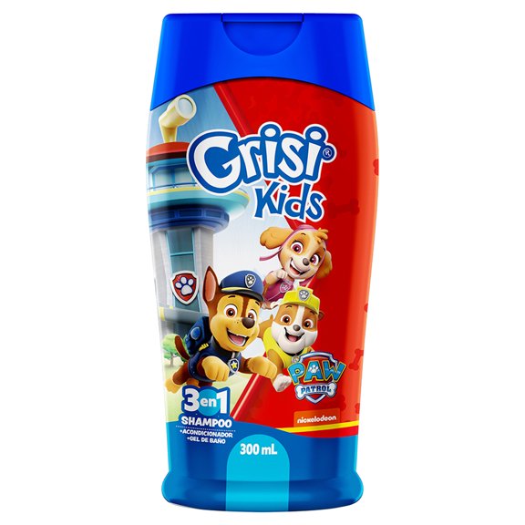 Shampoo Grisi kids 3 en 1 Paw Patrol The Movie 300 ml
