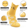 thumbnail image 2 of G&Y Women's Cat Socks, Animal Novelty Socks, 5Pairs, Mix Color Set 1, 2 of 6