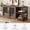 Retro color(63 in), variant on Industrial Farmhouse TV Stand for 75 Inch TVs - Rustic Media Console with Double Mesh Doors, Storage Cabinet & 500LB Capacity for Living Room(Grey,63 in)