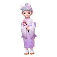 thumbnail image 4 of Muñeca geisha con kimono japonés, figura asiática de Kabuki, regalo con decoración de zuecos. Con Flor, 4 of 9