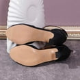 thumbnail image 5 of Viluyesy Womens Heeled Sandals, Open Toe Sexy Mesh Back Zipper Office Wedding Party Shoes Black, 5 of 9