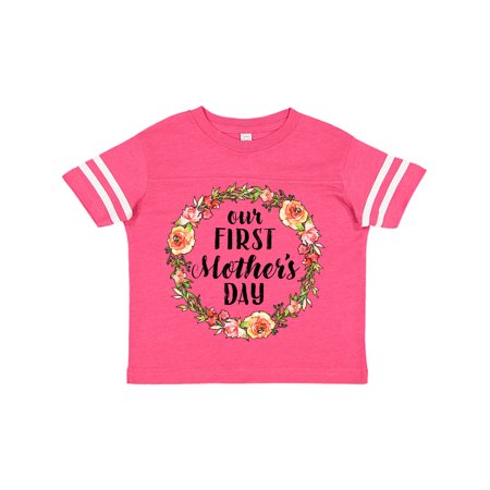 

Inktastic Our First Mother s Day- flowers Gift Toddler Boy or Toddler Girl T-Shirt